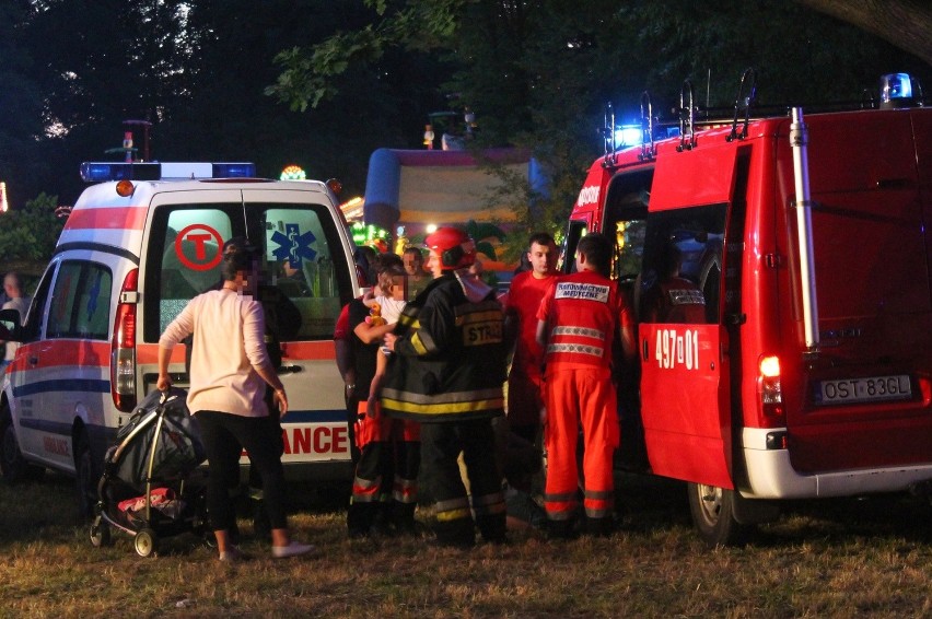 Do wypadku doszło po godz. 21 w parku w Strzelcach...