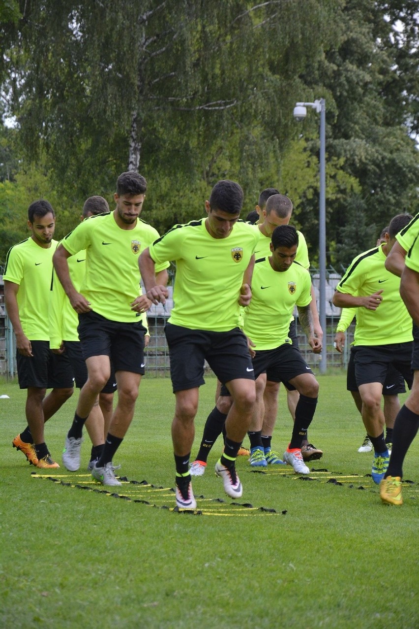 Piłkarze AEK Ateny szlifują formę przed nowym sezonem w Kielcach