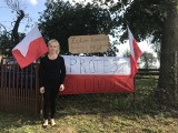 Gmina Szepietowo. Protest głodowy przeciwko budowie drogi (zdjęcia)