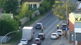 Bydgoska policja kontrolowała kierowców z drona na ul. Wyszyńskiego [wideo]