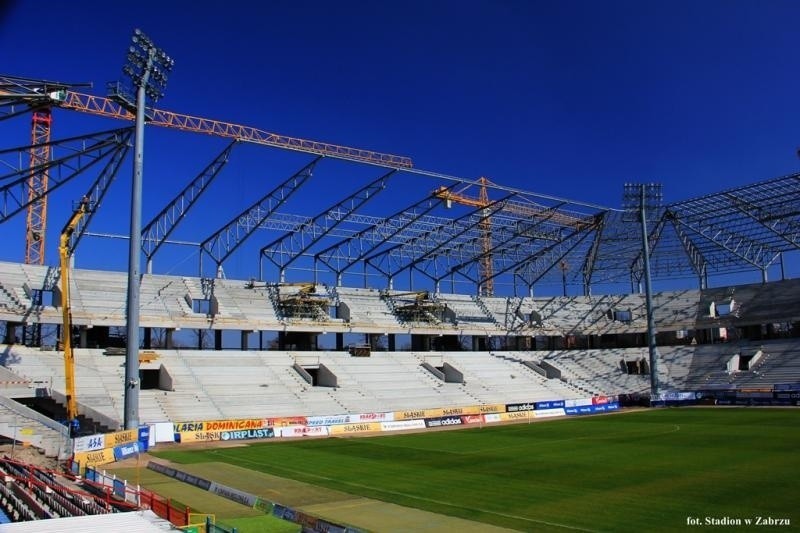 Budowa stadionu Górnika Zabrze: Prace mają zakończyć się do 30 listopada [ZDJĘCIA]