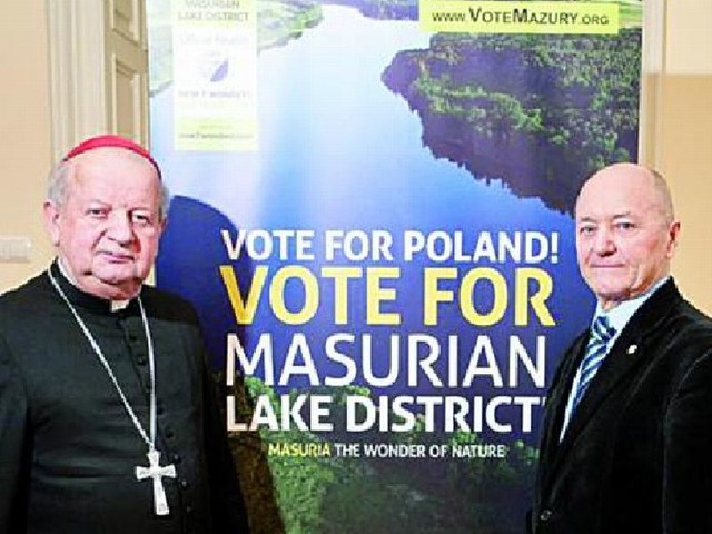 Podczas spotkania Jacek Pałkiewicz usłyszał od kardynała Dziwisza słowa wsparcia dla promocji narodowego kandydata do siódemki najpiękniejszych miejsc planety stworzonych siłami przyrody.