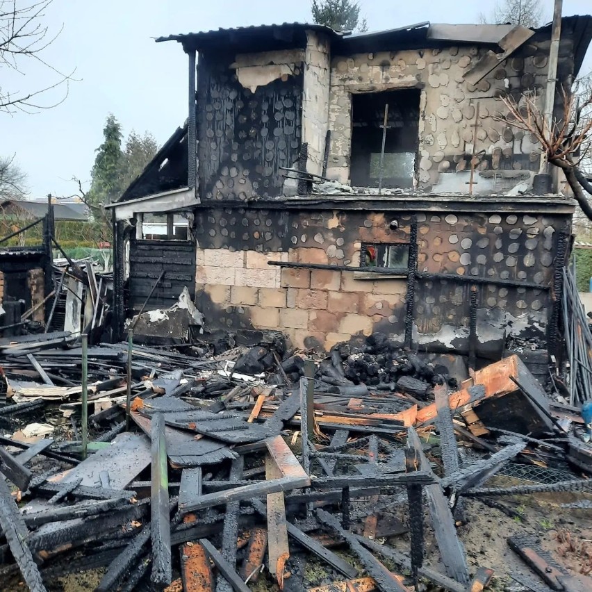 Do pożaru doszło w piątek, 11 lutego na ulicy Szarych...