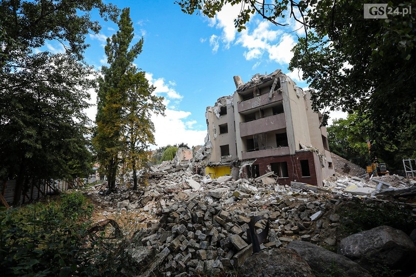 Ostatnie chwile z resztkami Domu Marynarza. Wkrótce zostaną po nim tylko wspomnienia i fotografie