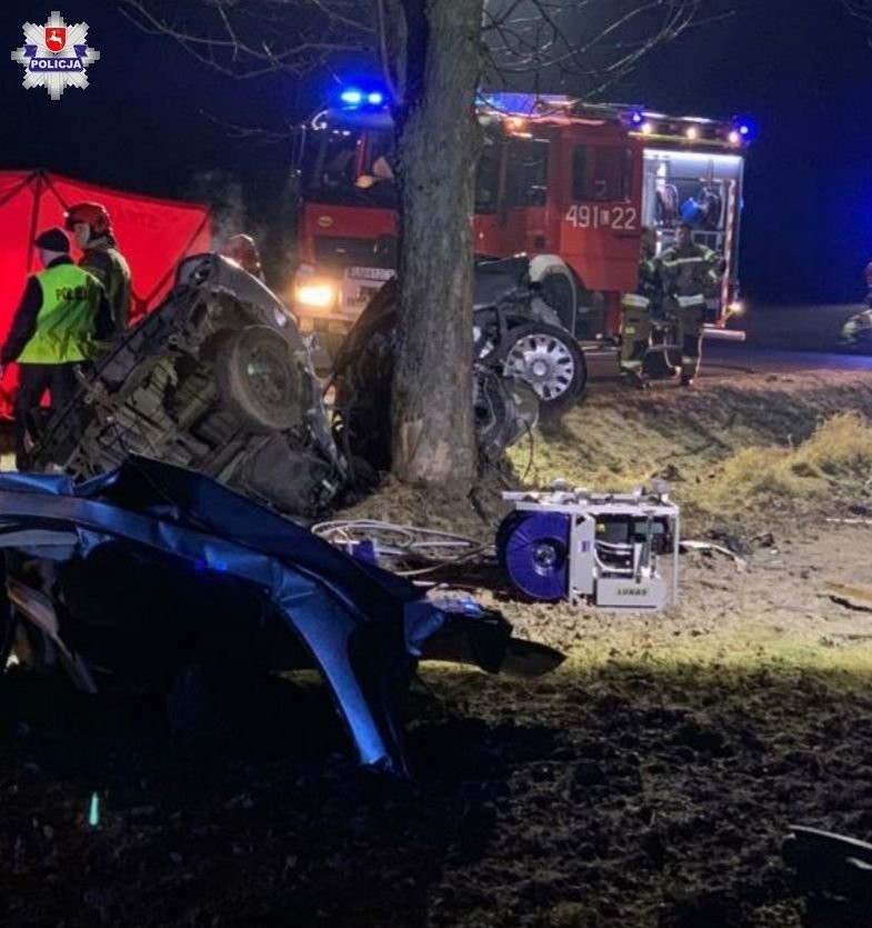 Parczew. Śmiertelny wypadek w miejscowości Stępków. 20-latek zginął na miejscu