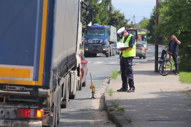 Potrącenie rowerzystki w Kamieńcu Wrocławskim 18.05.2023