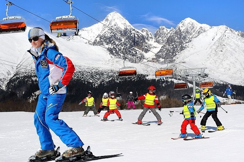 Zimowe słowackie Tatry i Poprad