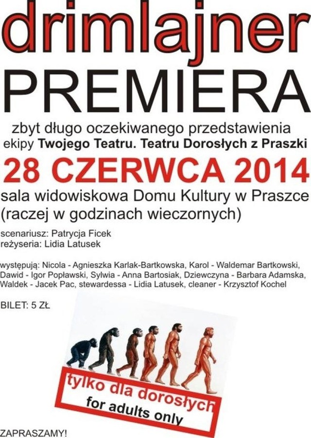 Premiera nowego spektaklu już w sobotę.