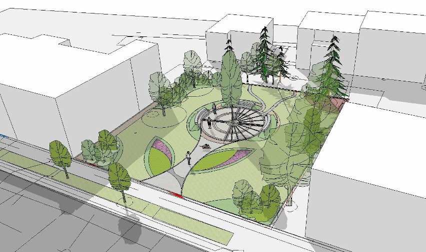 Tak będzie wyglądał park kieszonkowy w Nowym Sączu