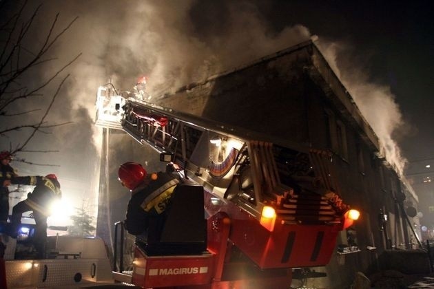 Nocne akcje straży pożarnej na Śląsku Cieszyńskim