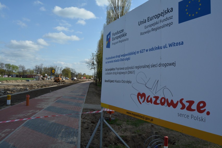 Niewybuchy na ul. Witosa w Ostrołęce: ewakuacja, zamknięte stacje paliw i Lidl [ZDJĘCIA+WIDEO]