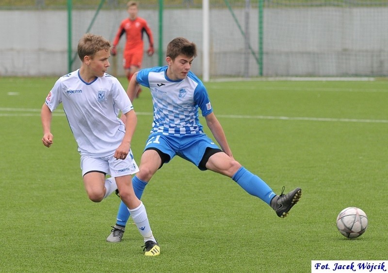 Grający w Centralnej Lidze Juniorów U-15, zespół Bałtyku...