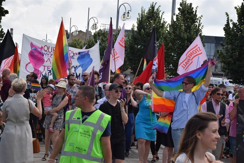 I Marsz Równości w Częstochowie. Były próby jego...