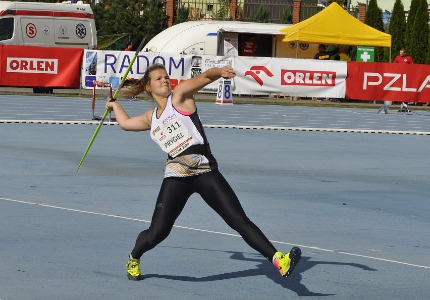 Marlena Prygiel z Optimy Radom zajęła ósme miejsce w finale...