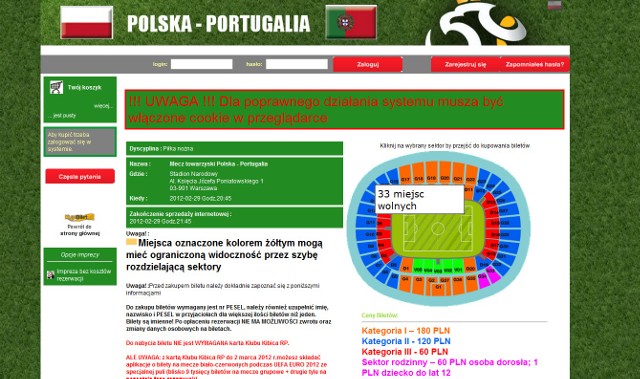 Ciągle są bilety na mecz otwarcia Stadionu Narodowego