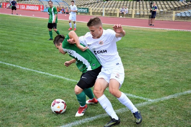 Centralna Liga Juniorów U-17: Falubaz Zielona Góra - Zagłębie Lubin.