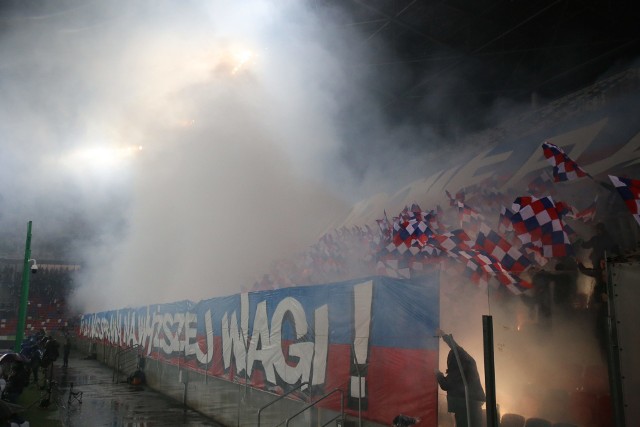 Górnik Zabrze – Jagiellonia. Torcida zrobiła efektowną oprawę