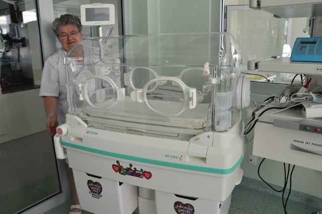 Sprzęt od WOŚP dla myślenickiego szpitala (oddział neonatologii)