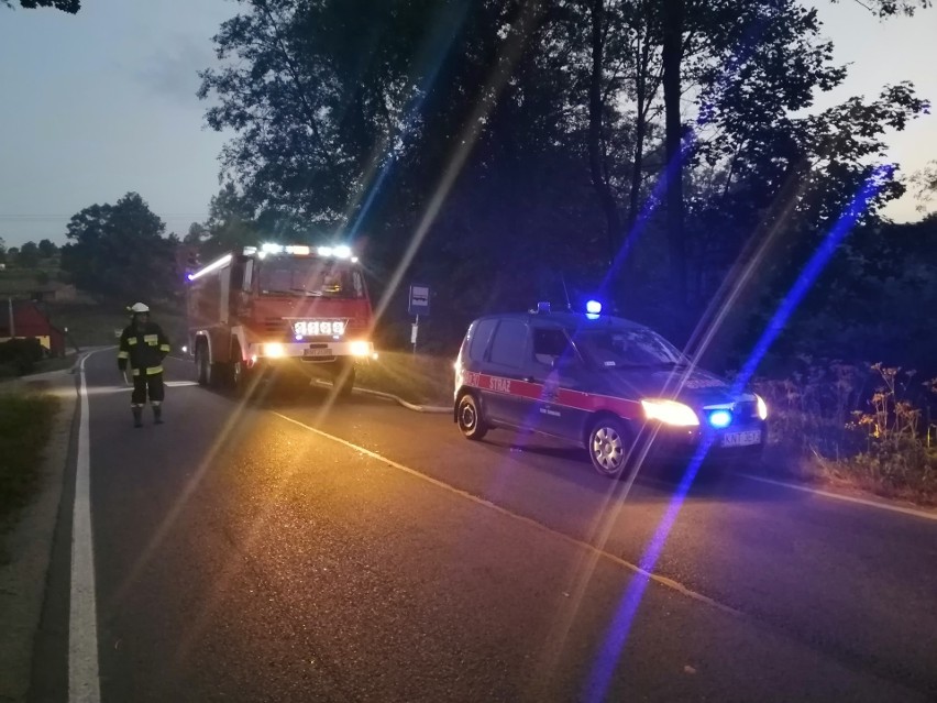 Podhale. Nocny pożar w Miętustwie. W ogniu stanął budynek mieszkalny