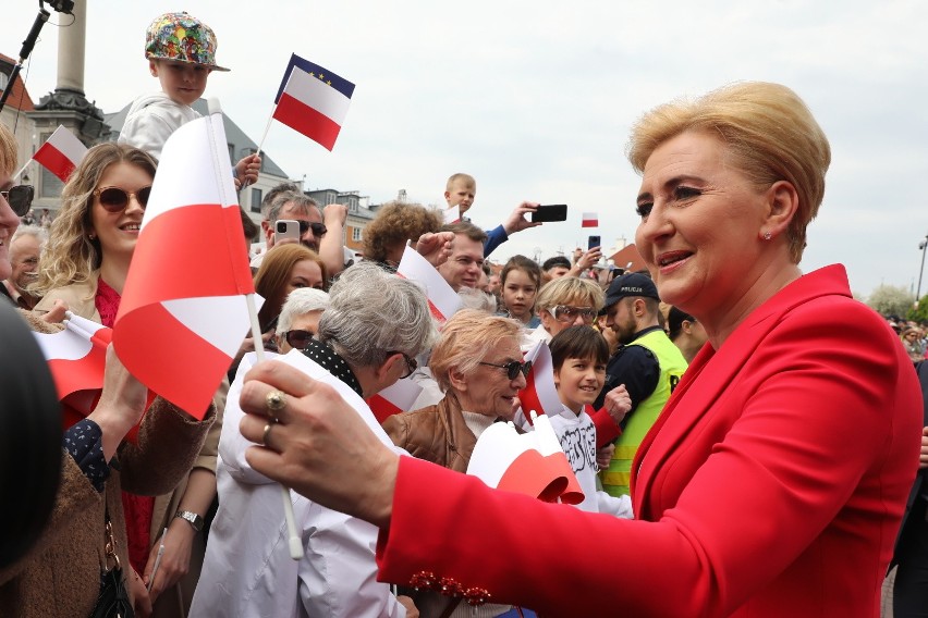 Prezydent RP Andrzej Duda i pierwsza dama RP Agata...