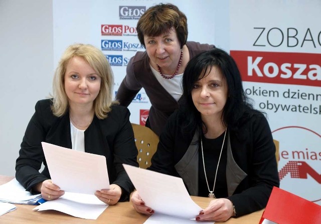 Wczoraj w naszej redakcji na pytania Czytelników odpowiadały od prawej kolejno: Beata Kalkowska, naczelnik wydziału, Katarzyna Nadolna-Gotowała, zastępca naczelnika wydziału oraz Danuta Borsuk-Zawadzka, zastępca dyrektora oddziału ZUS w Koszalinie.