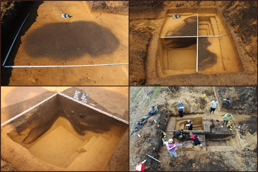 Wykopaliska archeologiczne w Walawie w gminie Orły, koło...