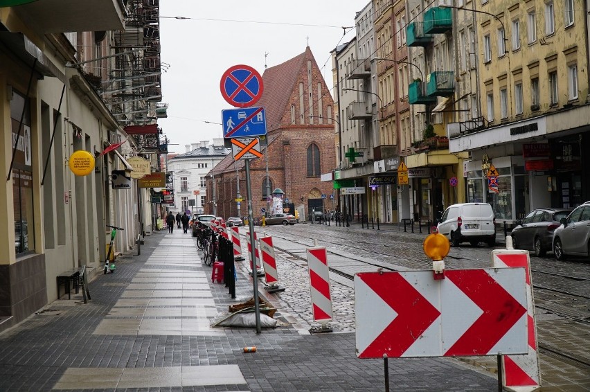 Ulicę Święty Marcin czeka teraz kolejny etap przebudowy