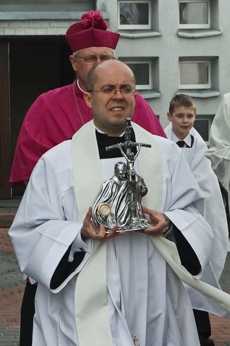 Relikwie Jana Pawła II w Kołobrzegu