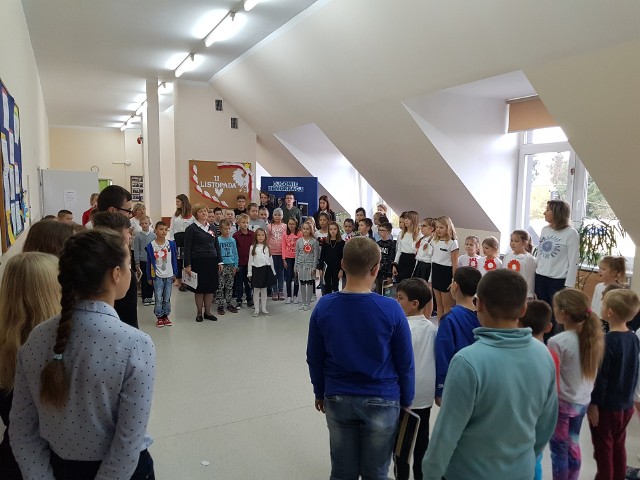 Akcja Szkoła do Hymnu w Borkowie