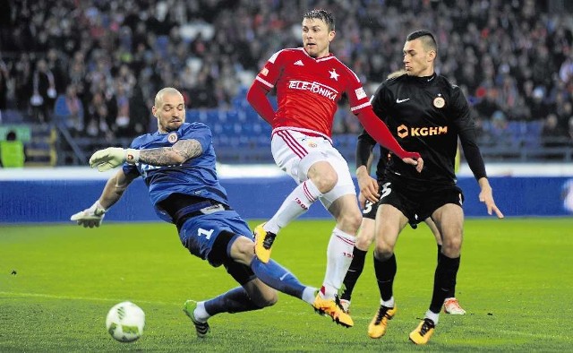 W tym sezonie Rafał Boguski zdobył 8 bramek w lidze. Do wyrównania własnego rekordu brakuje mu gola