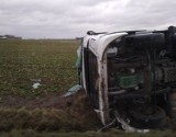 Ciężarówka wylądowała w rowie. Kierowca trafił do szpitala. Korki na DK11 - trasa Oborniki-Poznań!