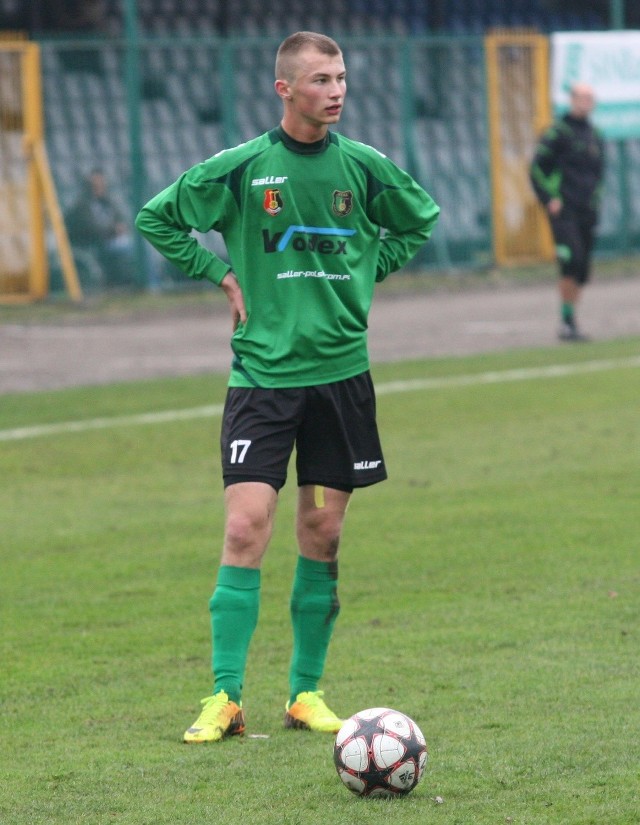 Mateusz Argasiński to młodzieżowiec numer 1 w Stali Stalowa Wola.