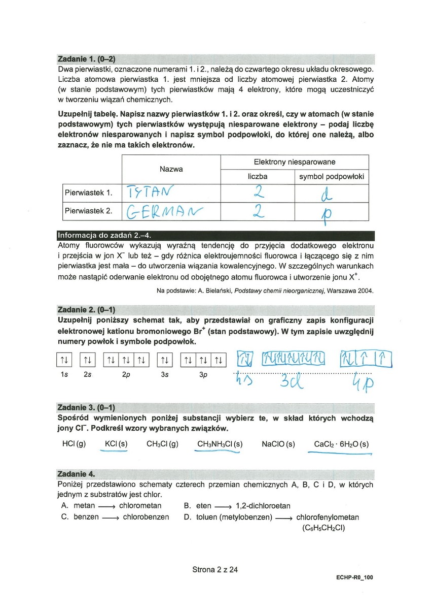 Matura chemia 2021: odpowiedzi