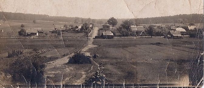 Wieś Michniów w 1939 roku, ze zbiorów