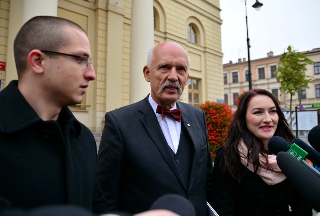 Michał Rozpendowski, Janusz Korwin-Mikke i Natalia Wiślińska