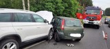 Wypadek na drodze między Przygłowem a Łęcznem. Jedna osoba ranna ZDJĘCIA