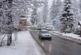 Atak zimy w Zakopanem. Kierowcy uważajcie na drogach [ZDJĘCIA]
