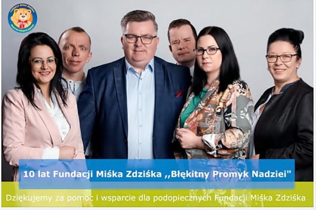 10 lat fundacji Miśka Zdziśka "Błękitny Promyk Nadziei" w Jędrzejowie. Fundacja zaprasza na "Dni Otwarte" i darmowe konsultacje.