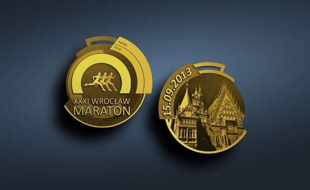 Taki medal dostanie każdy, kto ukończy 31. Maraton Wrocław