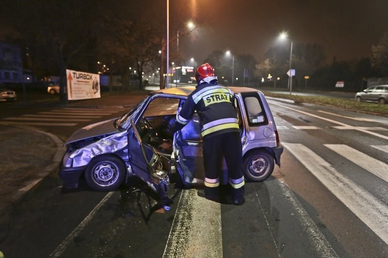 Do najgroźniejszych zdarzeń doszło na skrzyżowaniu ulic...