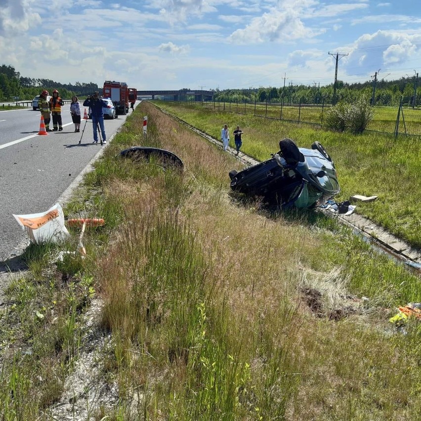 Do groźnego wypadku doszło na odcinku autostrady A4 na...