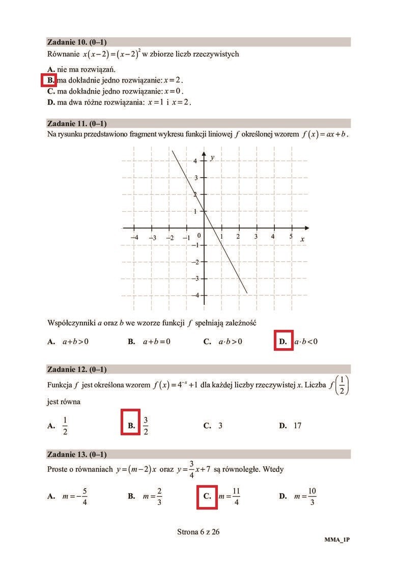 MATURA 2020 matematyka. ARKUSZ I ROZWIĄZANIA. Jakie były zadania na egzaminie z matematyki na poziomie podstawowym? WYNIKI TESTU