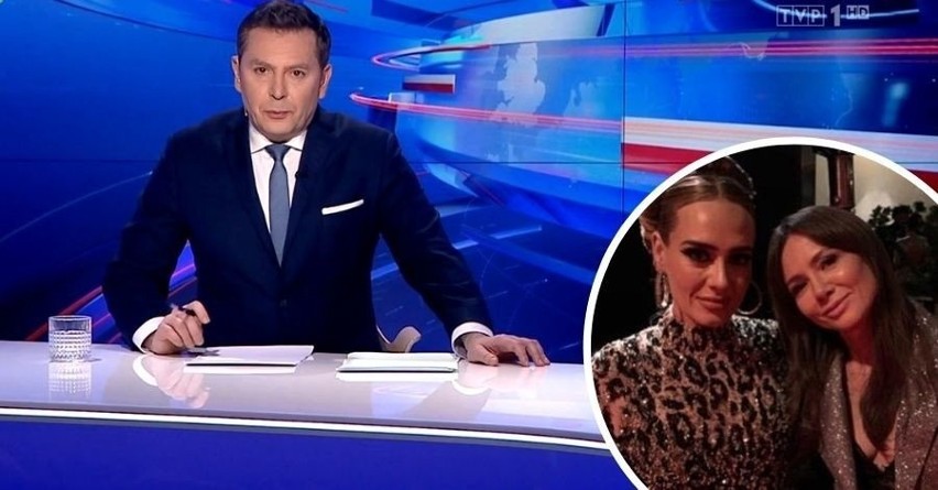 "Wiadomości" TVP w komiczny sposób wyśmiały Kingę Rusin i jej zdjęcie z Adele. Widzowie oburzeni!
