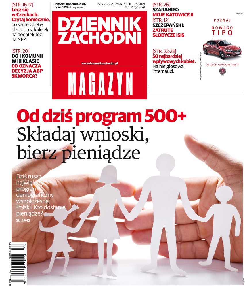 Zobacz alternatywne okładki piątkowego wydania Dziennika Zachodniego 01.04.2016