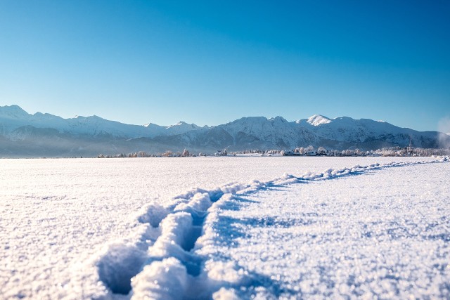 Na Podhalu śnieg. Tak prezentują się tatrzańskie pejzaże w zimowej odsłonie