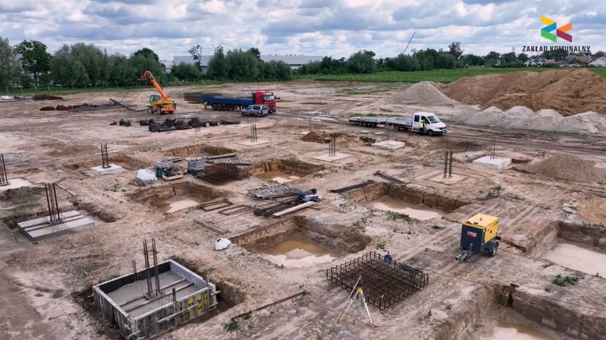 Tak wygląda budowa stadionu w Opolu.