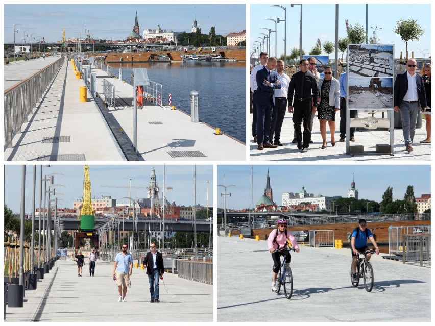 Nowe, piękne bulwary w Szczecinie. Zobacz, jak wyglądają! [ZDJĘCIA, WIDEO]