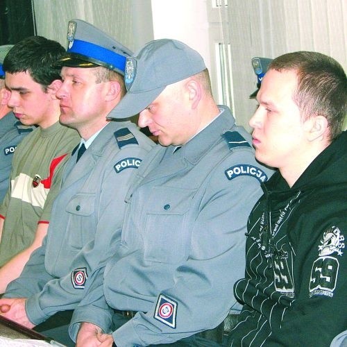 Na ławie oskarżonych Sądu Okregowego w Suwałkach: Kamil Lauda (po lewej) i Przemysław Rusanowski.