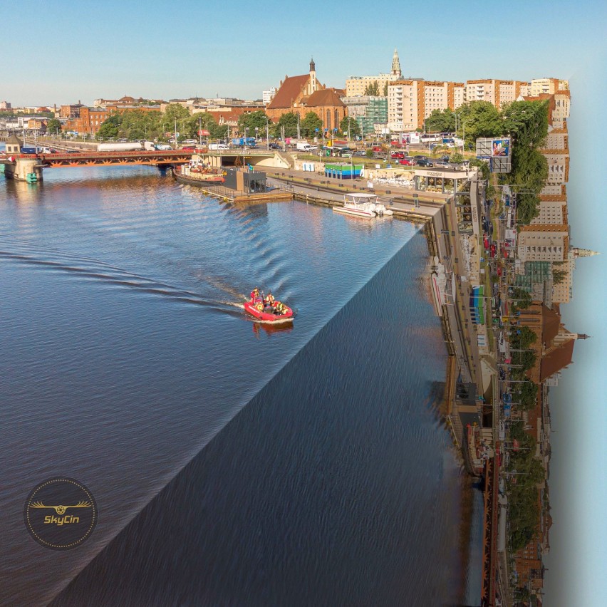 Szczecin na krawędzi. Niezwykła panorama miasta hitem internetu. Jak powstała?