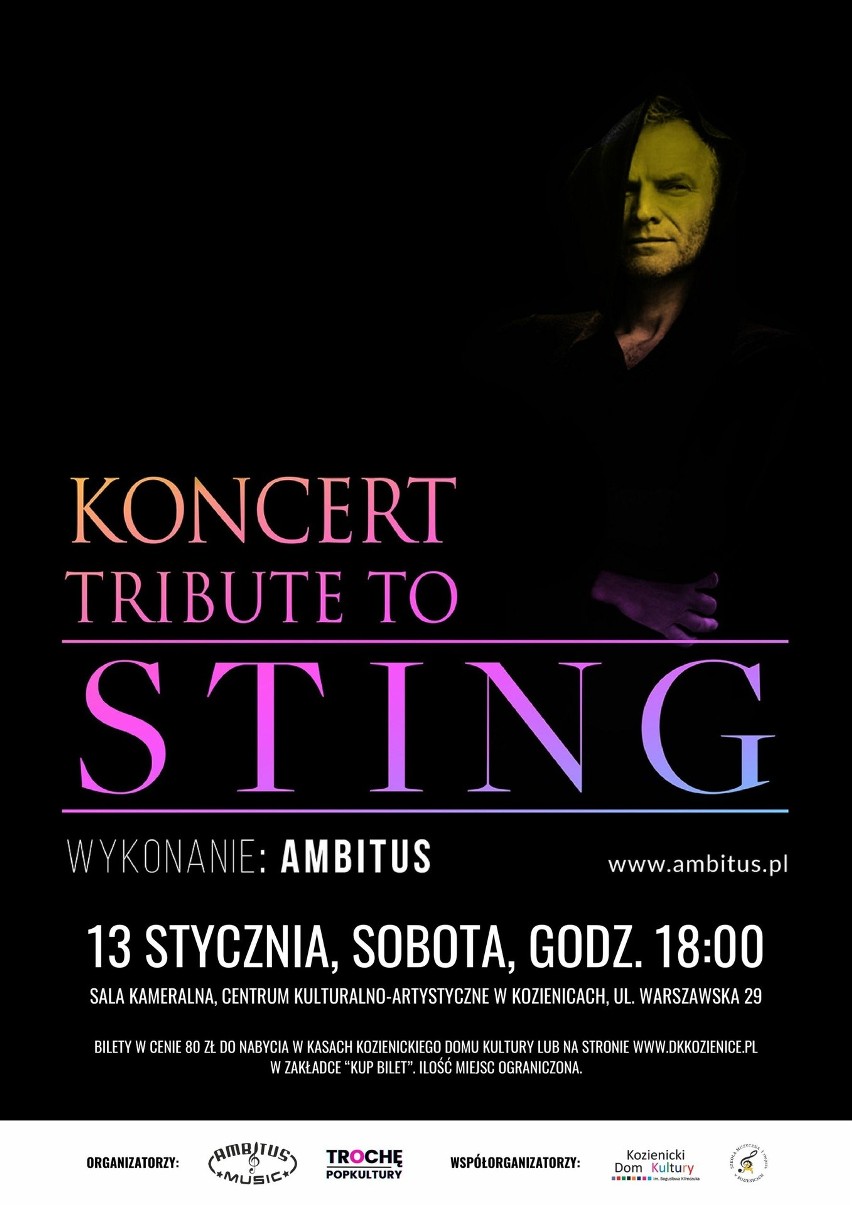 Koncert zespołu Ambitus „Tribute to Sting” będzie w Centrum Kulturalno-Artystycznym w Kozienicach. Posłuchaj jak grają